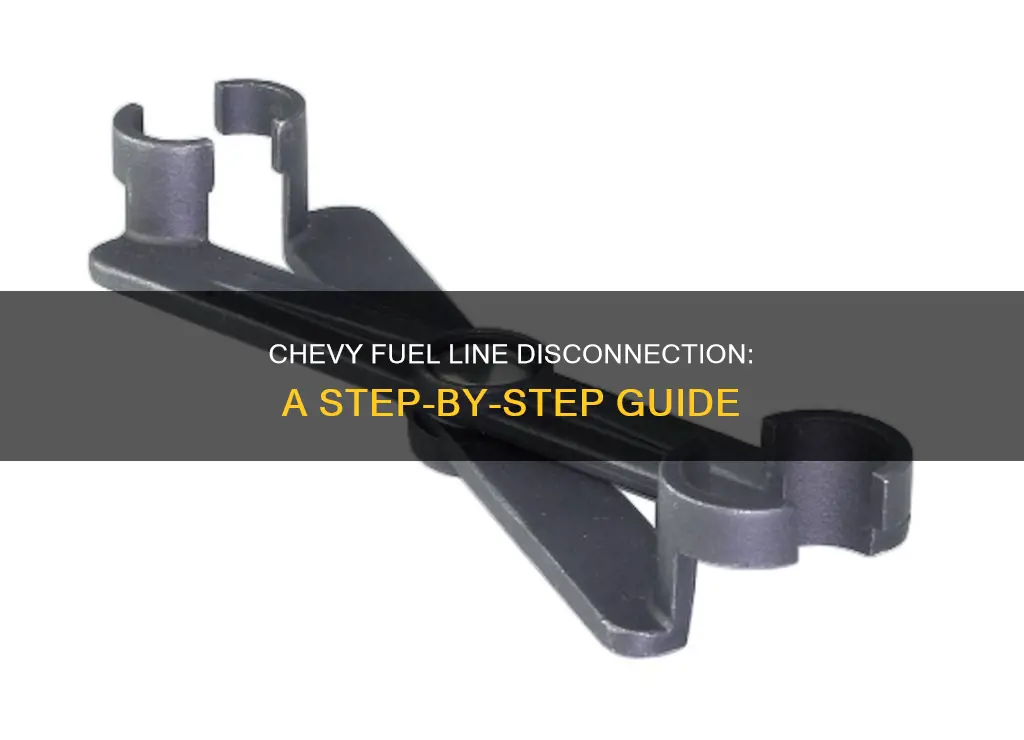 how to disconnect chevy fuel lines