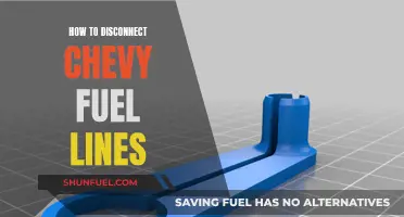Disconnecting Chevy Fuel Lines: A Step-by-Step Guide