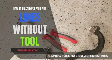 Disconnecting Ford Fuel Lines: A Tool-Free Approach