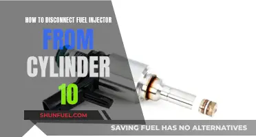 Disconnecting Fuel Injector: Cylinder 10, Step-by-Step Guide