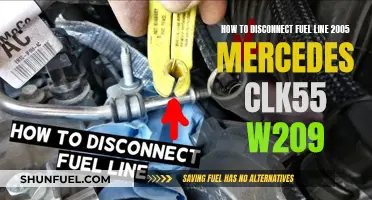 Fuel Line Disconnect: A Step-by-Step Guide for 2005 Mercedes CLK55 W209