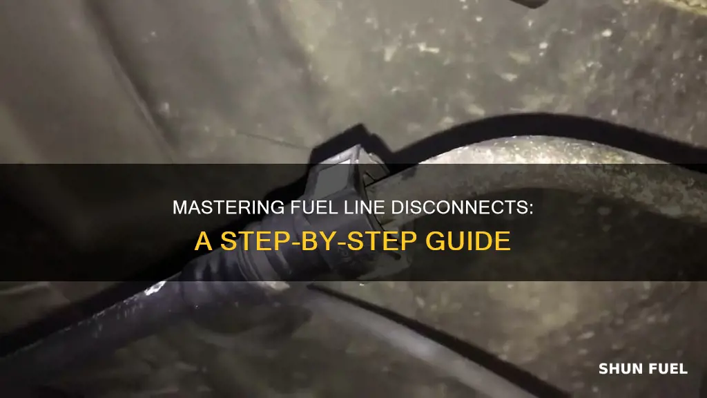 how to disconnect fuel line connectors