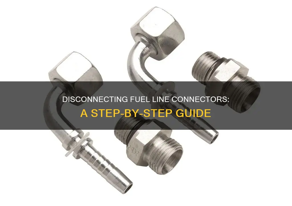 how to disconnect fuel line connectors