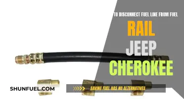 Disconnecting Fuel Line from Fuel Rail in Jeep Cherokees