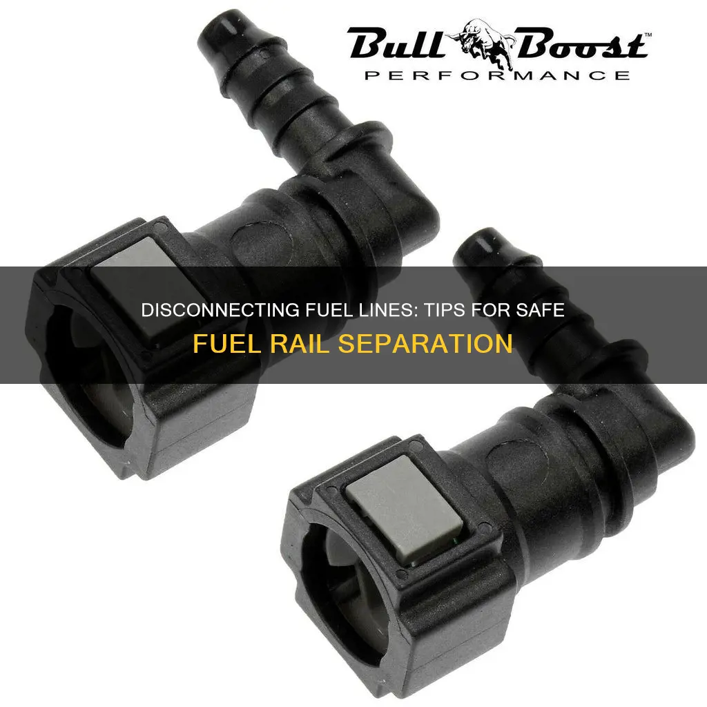 how to disconnect fuel line from fuel rail
