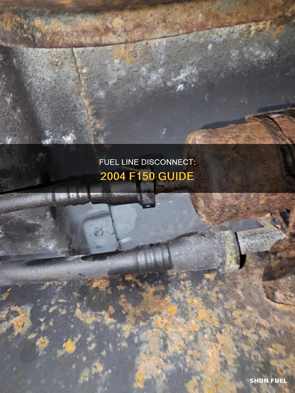 how to disconnect fuel line from fuel tank 2004 f150