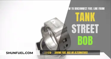 Disconnecting Fuel Line from Street Bob Tank: A Step-by-Step Guide