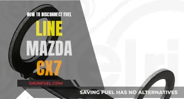 Disconnecting Fuel Lines: A Mazda CX-7 Guide