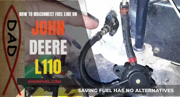 John Deere L110 Fuel Line Disconnect: A Step-by-Step Guide