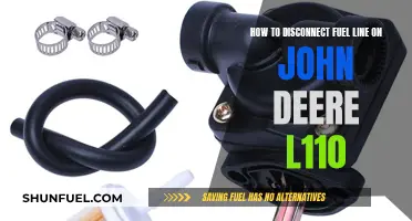 Disconnecting Fuel Line on John Deere L110: A Step-by-Step Guide