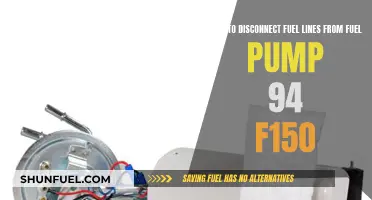 Disconnecting Fuel Lines: 94 F150 Fuel Pump Guide