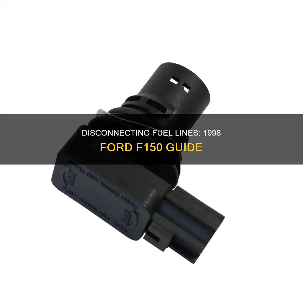 how to disconnect fuel lines on 1998 ford f150