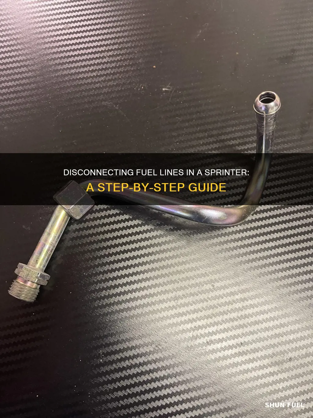 how to disconnect fuel lines sprinter
