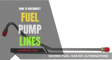 Disconnecting Fuel Pump Lines: A Step-by-Step Guide