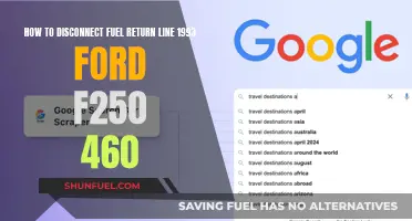 Fuel Return Line Disconnect: A Step-by-Step Guide for 1993 Ford F250 460 Owners