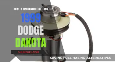 Disconnecting Fuel Tank on a 1999 Dodge Dakota: Step-by-Step Guide