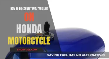 Disconnecting Fuel Tank Lines: A Guide for Honda Motorcycle Owners