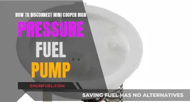 Disconnecting Mini Cooper's High-Pressure Fuel Pump: A Step-by-Step Guide