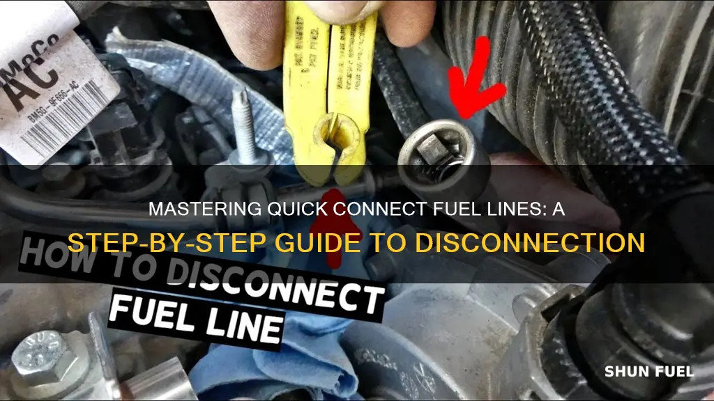 how to disconnect quick connect fuel lines