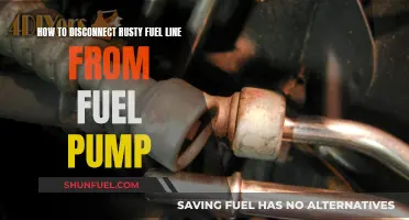 Rusty Fuel Line? Learn to Safely Disconnect It from the Pump