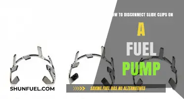 Easy Guide: Disconnecting Slide Clips on Your Fuel Pump Safely