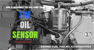 Disconnecting Fuel Pump from Oil Sensor: A Step-by-Step Guide