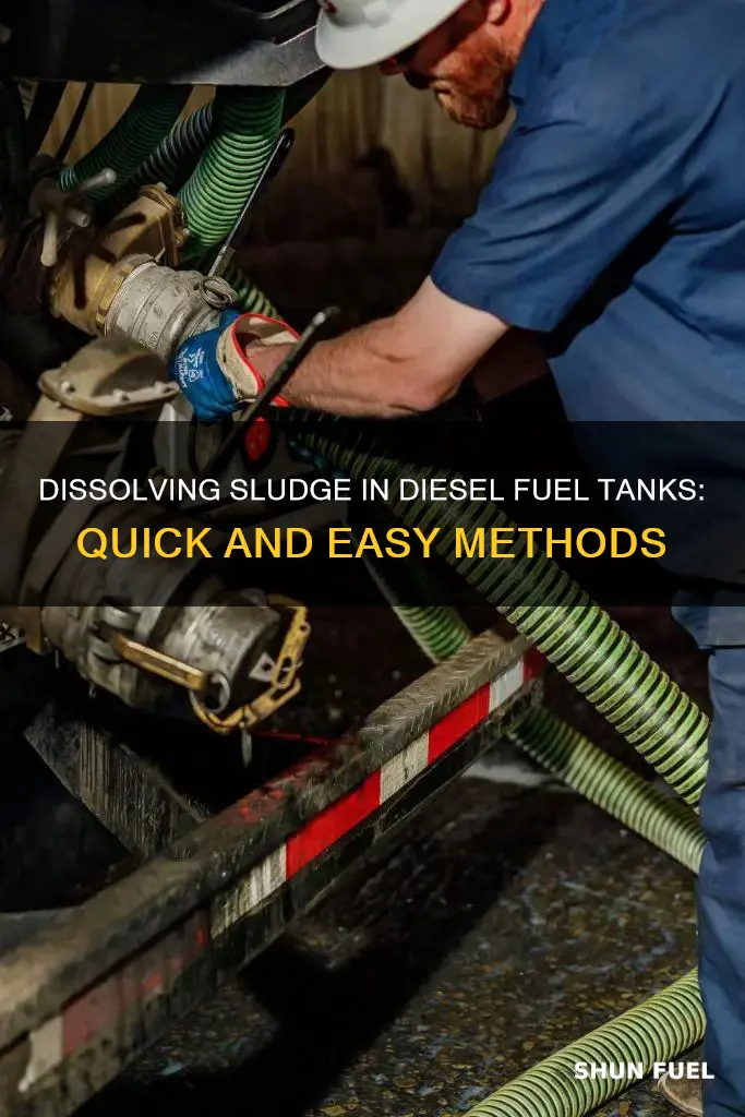 how to disolve existing sludge in diesel fuel tank