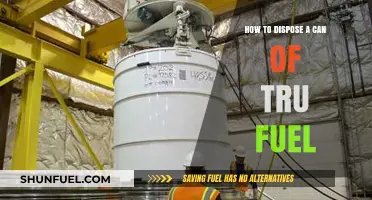 Safe and Eco-Friendly Ways to Dispose of Tru Fuel Cans