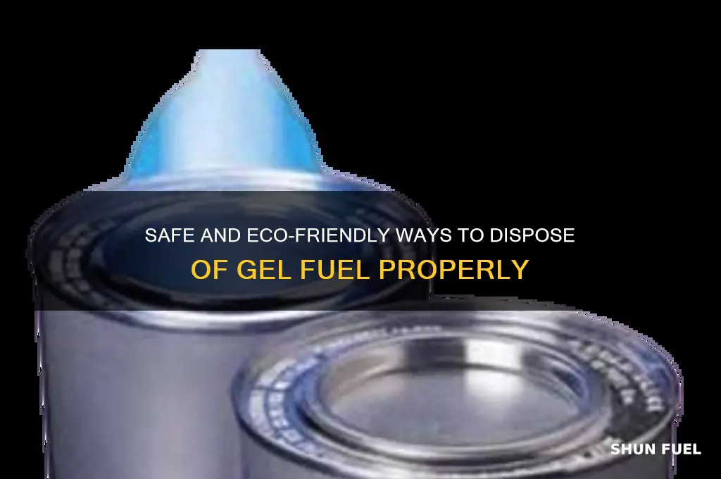how to dispose gel fuel