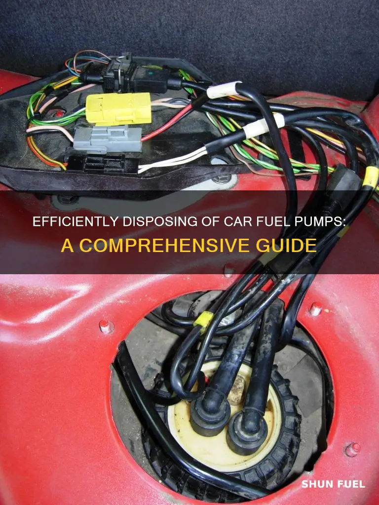 how to dispose of car fuel pump