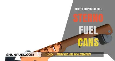 Safe and Eco-Friendly Ways to Dispose of Full Sterno Fuel Cans