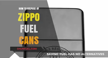 Safe and Eco-Friendly Ways to Dispose of Zippo Fuel Cans