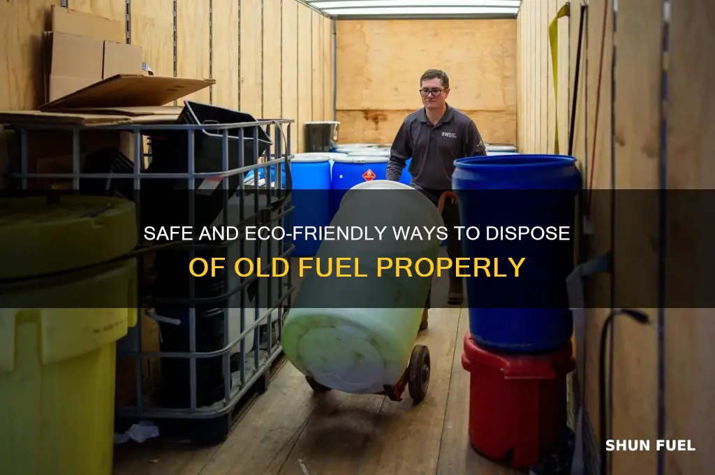 how to dispose old fuel