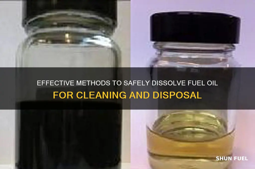 how to dissolve fuel oil