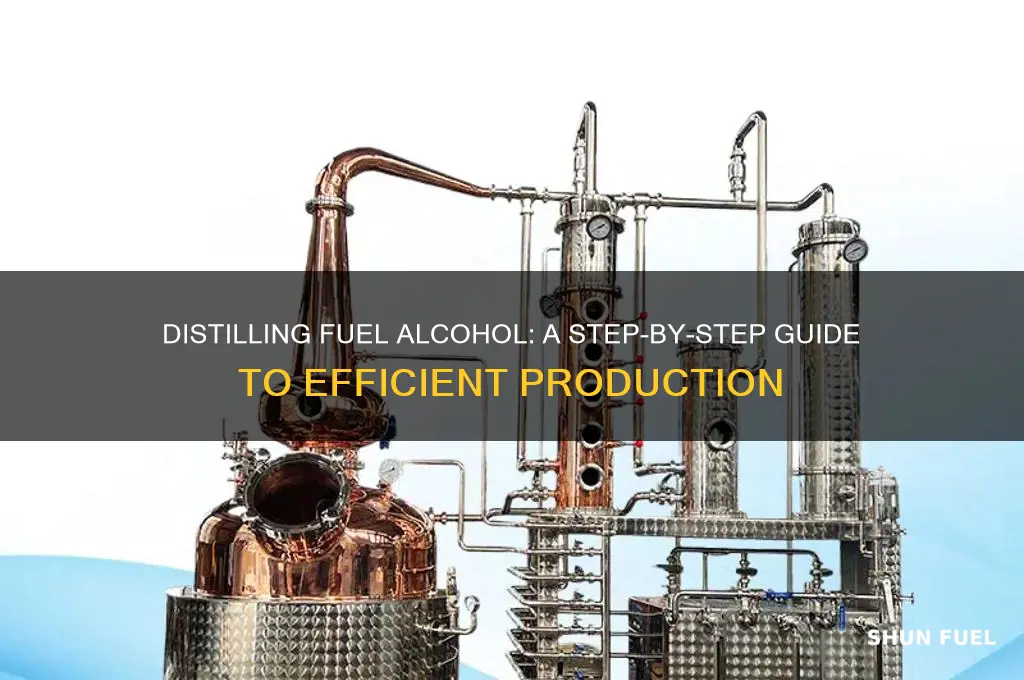 how to distill fuel alcohol