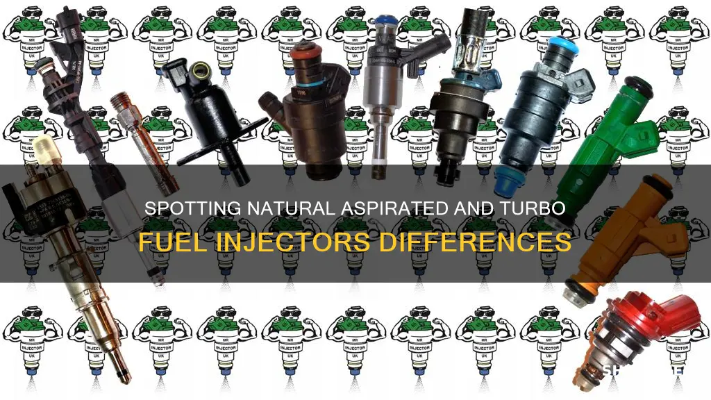 how to distinguish natural aspirated and turbo fuel injectors