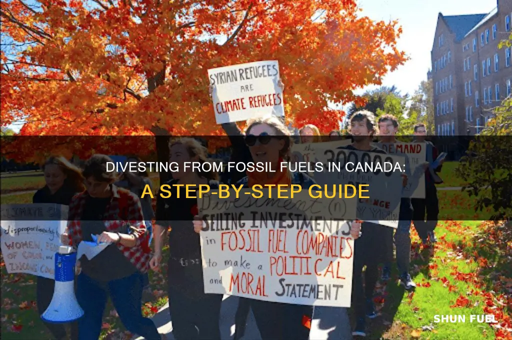 how to divest from fossil fuels canada