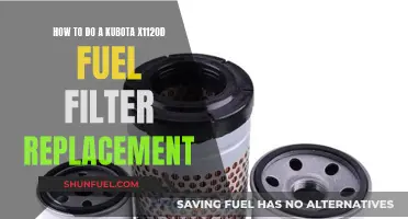 The Kubota X1120D: Replacing Fuel Filters Efficiently