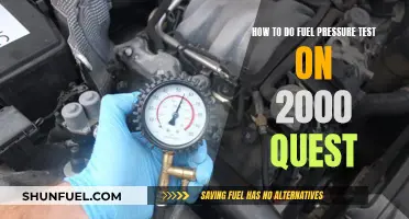 Testing Fuel Pressure: 2000 Quest Guide