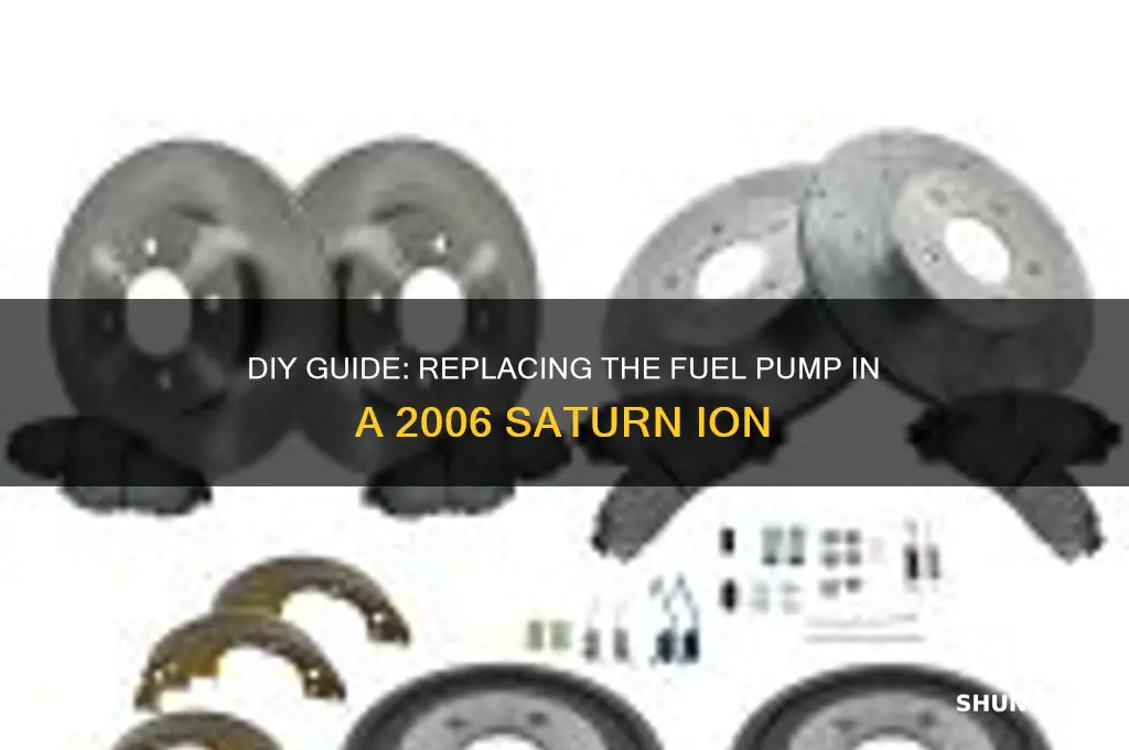 how to do fuel pump 06 ion