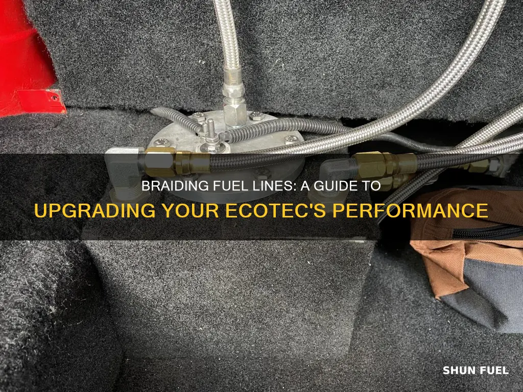 how to do steel braided fuel lines on a ecotec