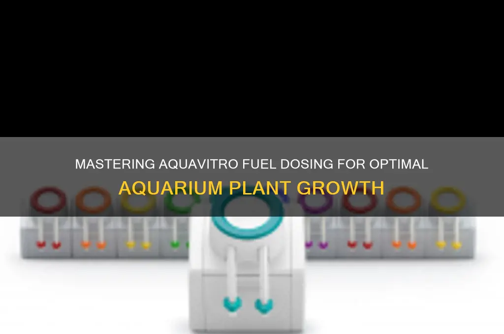how to dose aquavitro fuel