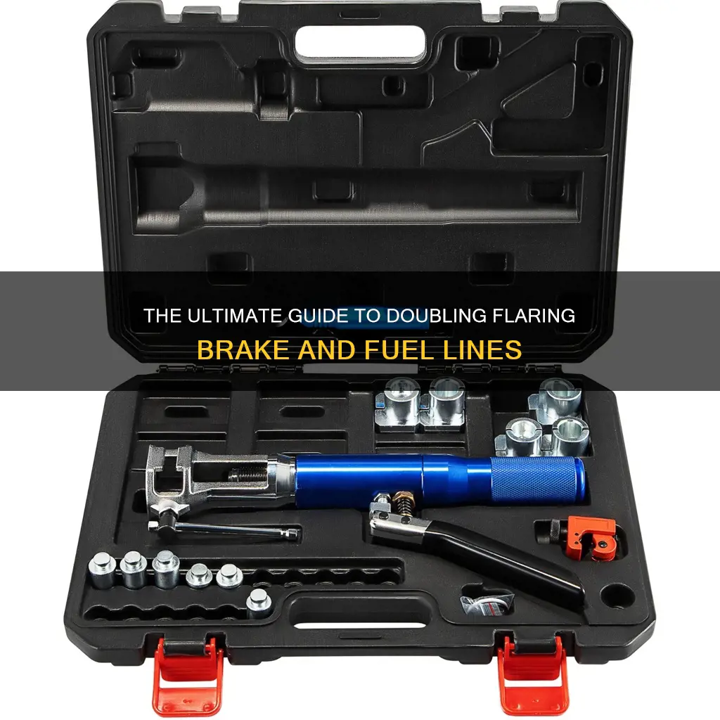 how to double flare a brake or fuel line