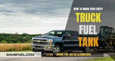 Draining 1990 Chevy Truck Fuel Tank: Step-by-Step Guide