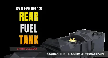 Draining 1994 F-150's Rear Fuel Tank: Step-by-Step Guide