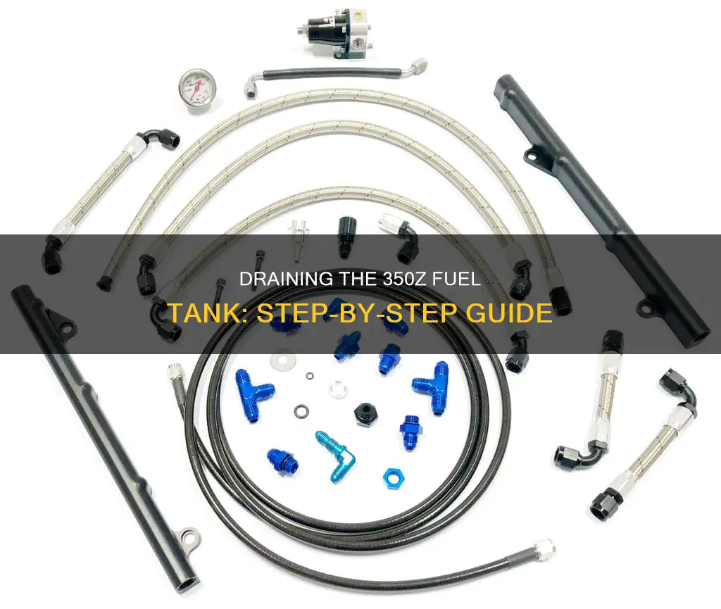 how to drain 350z fuel tank