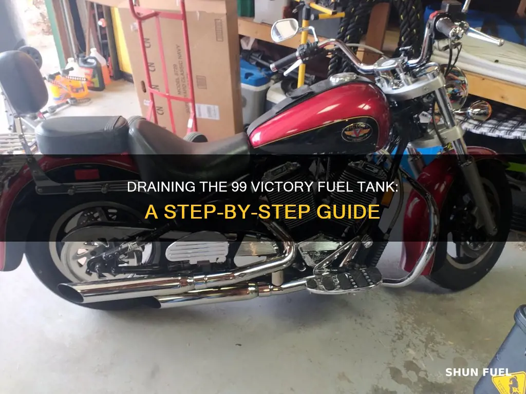 how to drain 99 victory fuel tank