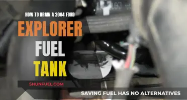 Draining a 2004 Ford Explorer Fuel Tank: Step-by-Step Guide