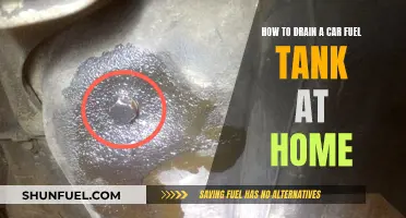 Car Fuel Tank Drain: A DIY Guide for Homeowners