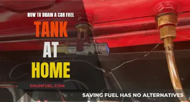Draining Your Car's Fuel Tank: A DIY Guide